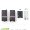 Industrial USB to High Speed 921K Serial RS-232 Extender Over Cat5 Up to 1.2KM(115.2k) With DIN Rail Wall Mount Kit