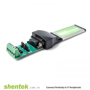 1 port High Speed RS-422/485 34mm ExpressCard, with 600W Surge Protection