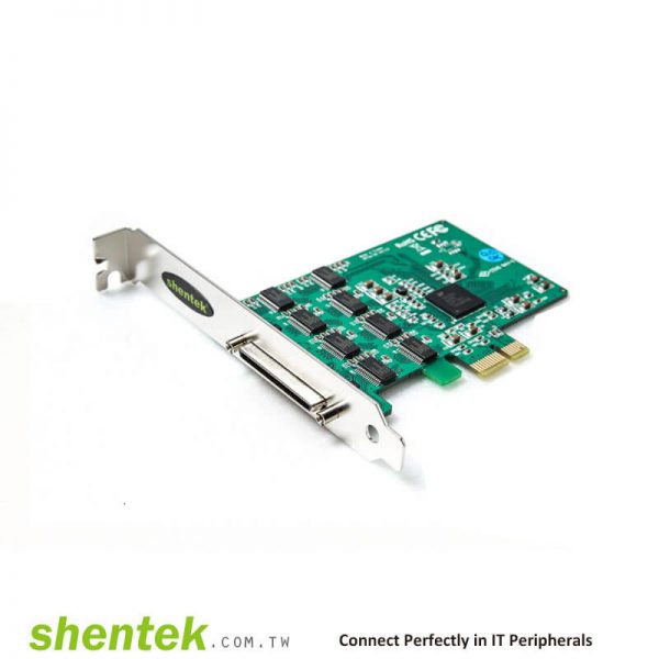 PCIe ESD 8 portRS232 Serial Card High Speed 921.6K shentek 52003