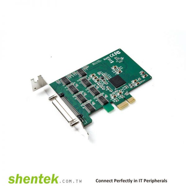 PCIe ESD 8 portRS232 Serial Card High Speed 921.6K 52003 shentek