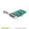 Parallel 1 port PCIe Card supports Standard and Low Profile Bracket