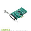 1 port Parallel Universal PCIe card Standard and Low Profile Bracket
