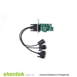 PCIe ESD 2 port RS232 Serial Card 1 port Parallel