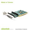 8 port High Speed Serial RS-422/485 Universal PCI card with 600W Surge and Standard and Low Profile Bracket