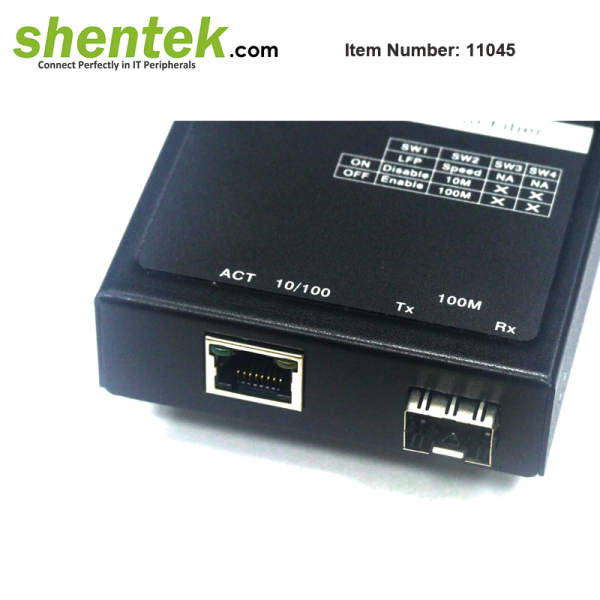 shentek-11045-LAN-to-Fiber-Converter