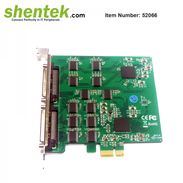 serial RS232 16 port PCIe Card
