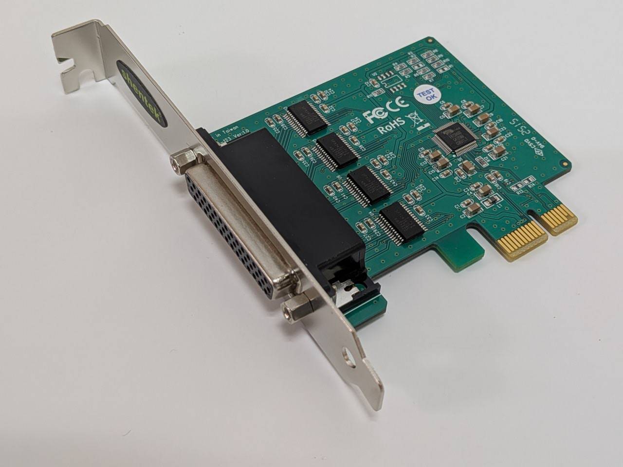low profile 4 port rs232 industrial spec